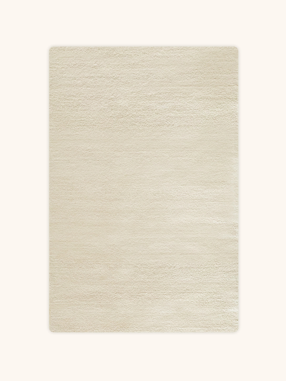 Maison Deux Rug SOLID Off White 3.9 x 5.9 ft VICILink | Heirloom Boulevard