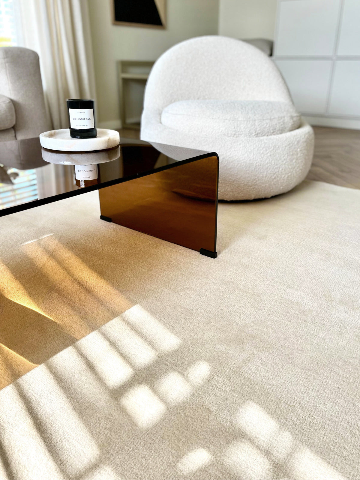 Maison Deux Rug SOLID Off White 5.6 x 7.9 ft VICILink | Heirloom Boulevard