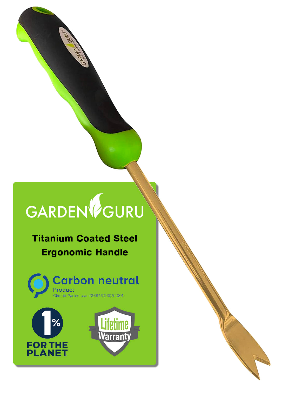 Garden Guru Titanium Dandelion Weeder Tool | Heirloom Boulevard