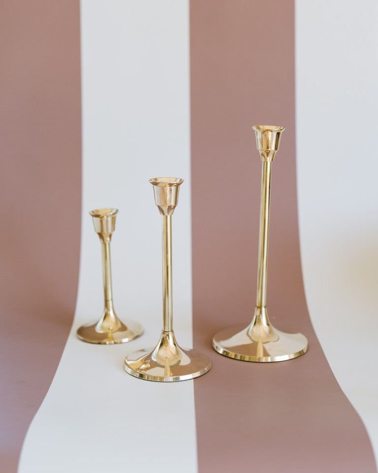 Galley & Fen Brass Candle Holders | Heirloom Boulevard