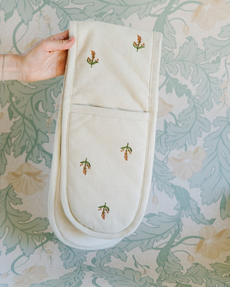 Galley & Fen Flora Double Oven Mitt | Heirloom Boulevard