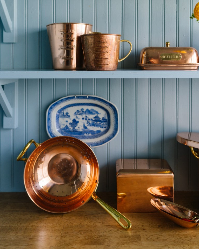 Galley & Fen Copper Colander | Heirloom Boulevard