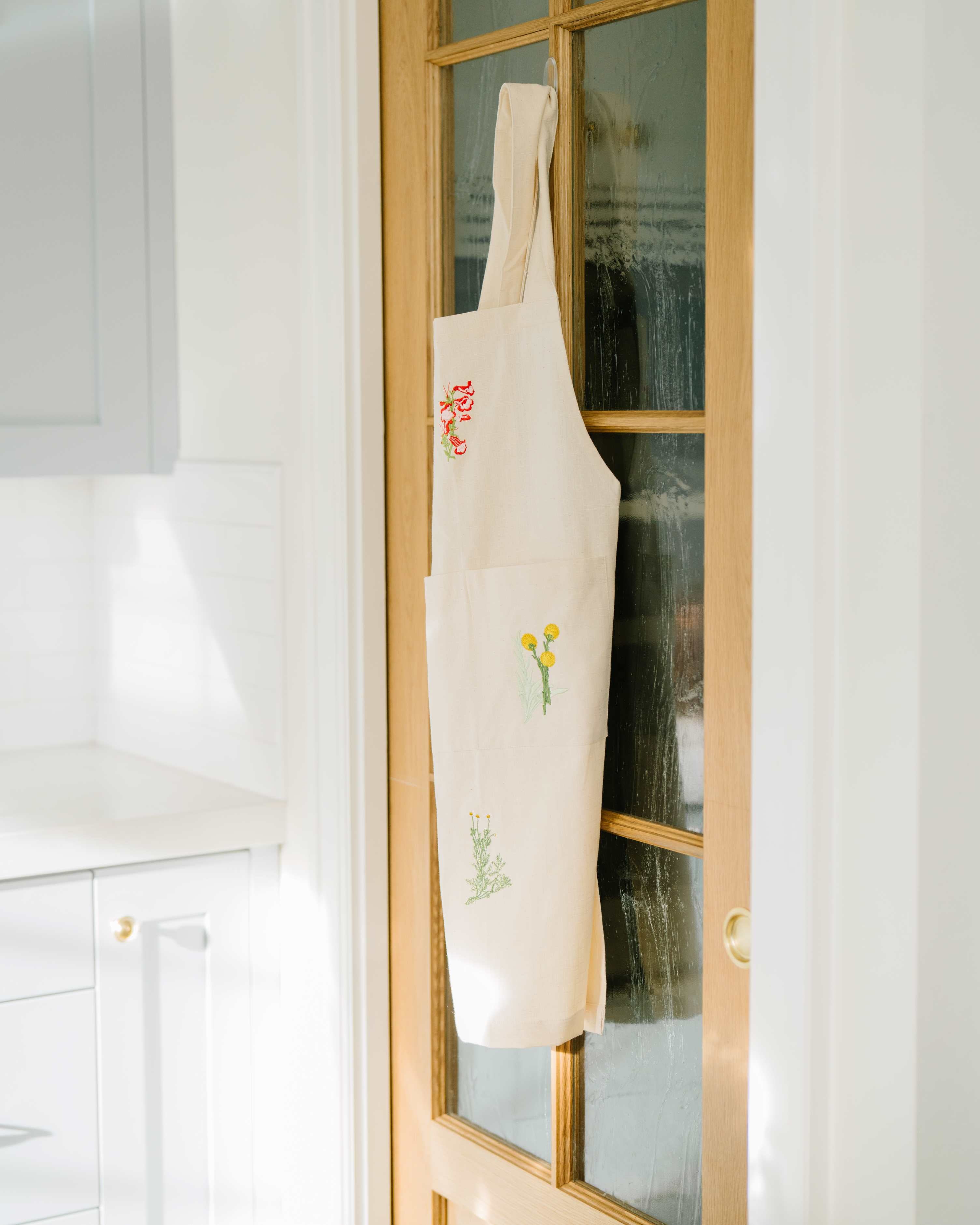 Galley & Fen Botanical Embroidered Apron | Heirloom Boulevard