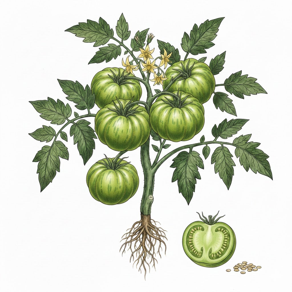 TOMATO Seeds, Green Zebra | Heirloom Boulevard