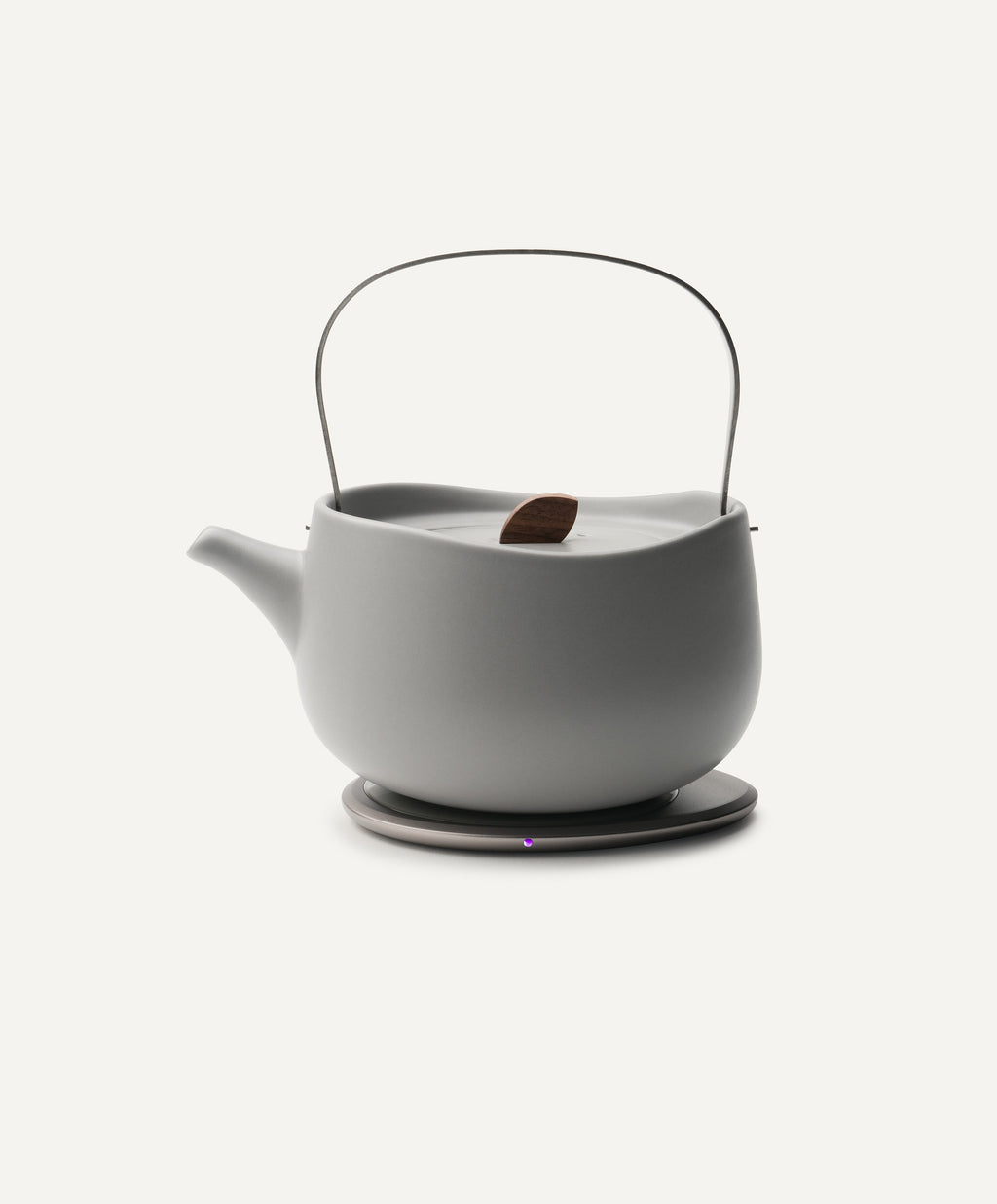OHOM Leiph Self-heating Teapot Set - Soft Gray | Heirloom Boulevard