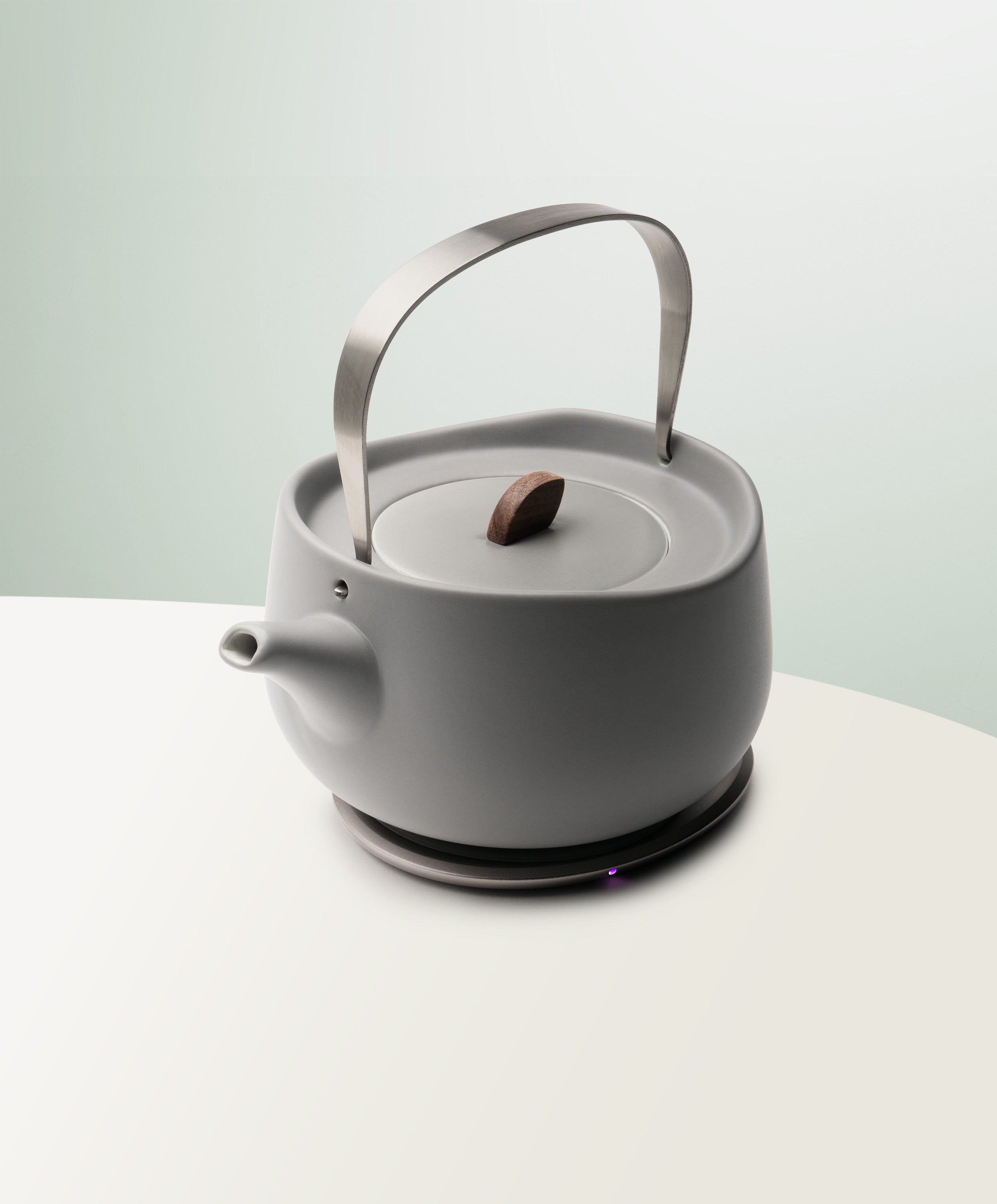 OHOM Leiph Self-heating Teapot Set - Soft Gray | Heirloom Boulevard