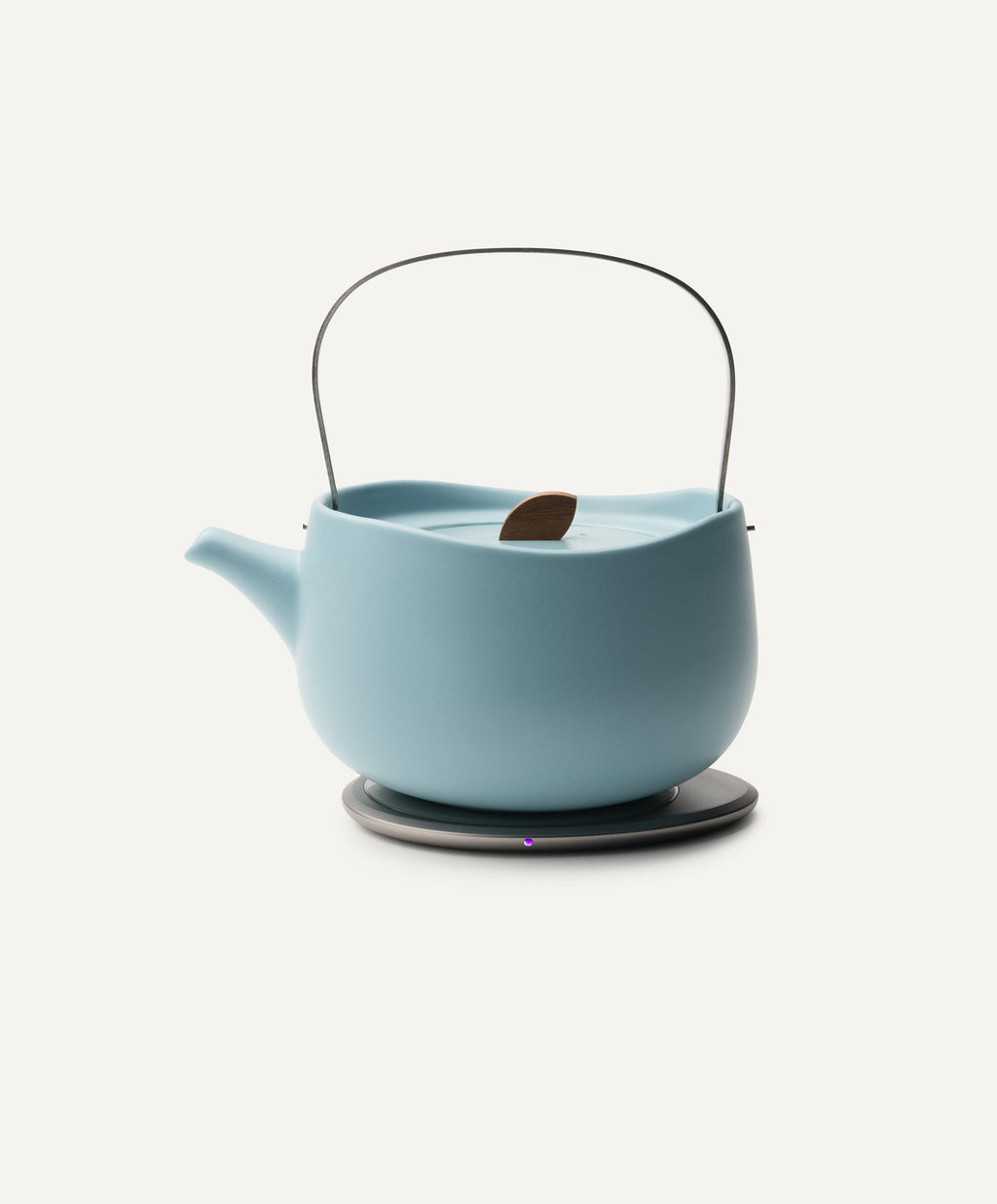 OHOM Leiph Self-heating Teapot Set - Moonmist Blue | Heirloom Boulevard