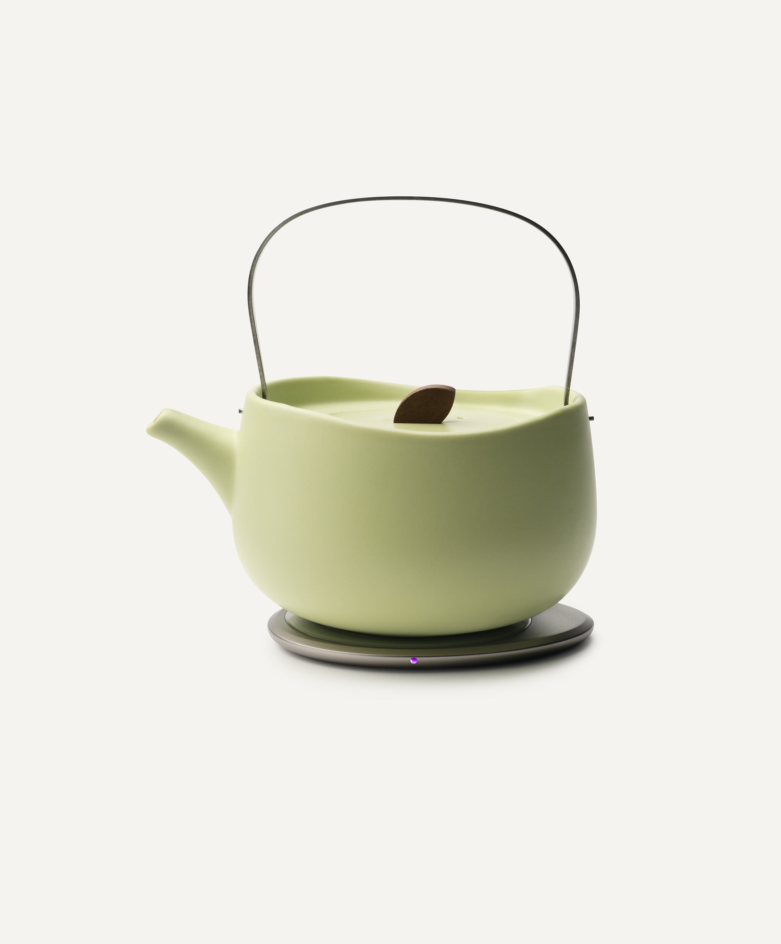 OHOM Leiph Self-heating Teapot Set - Verde Green | Heirloom Boulevard