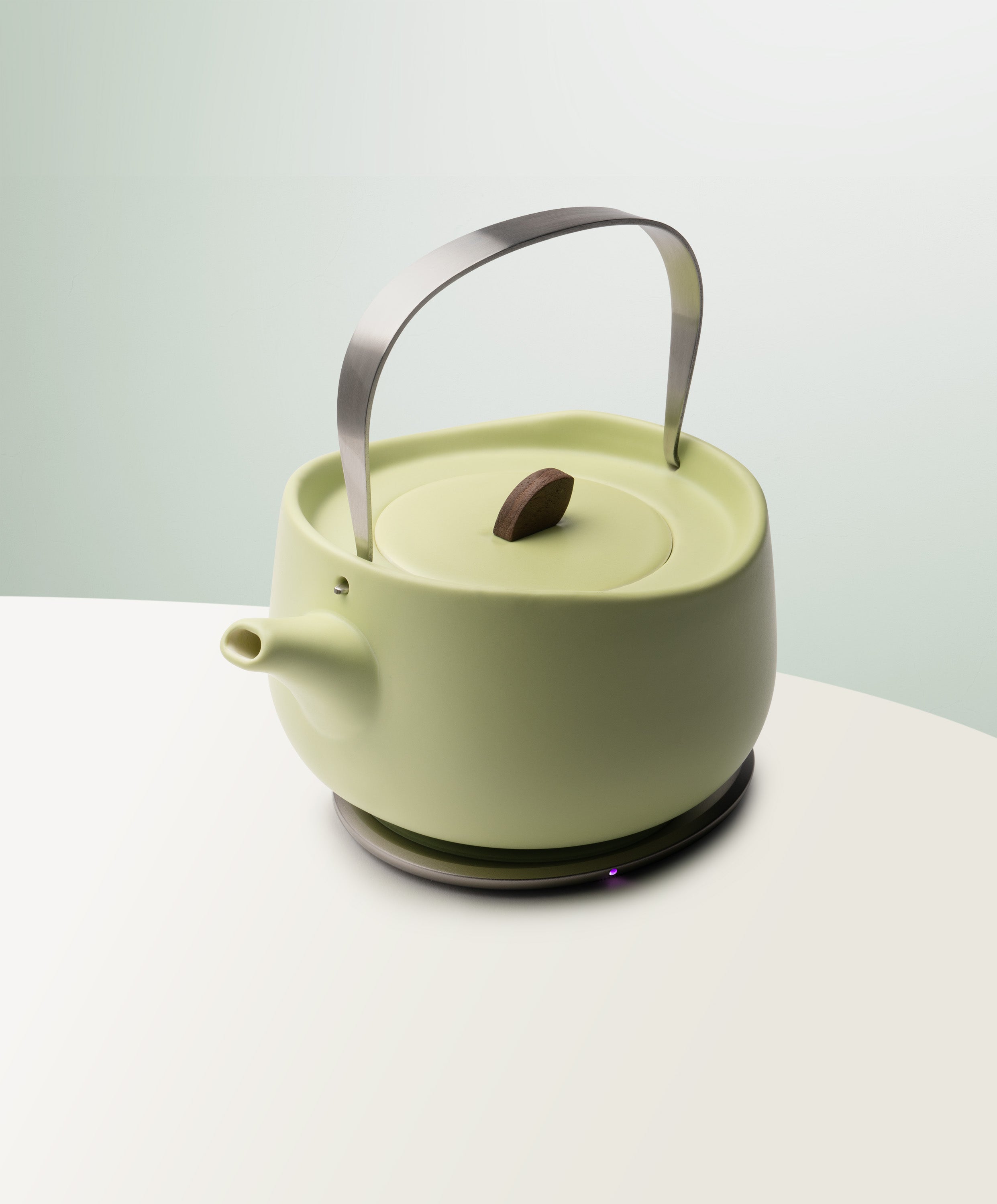 OHOM Leiph Self-heating Teapot Set - Verde Green | Heirloom Boulevard