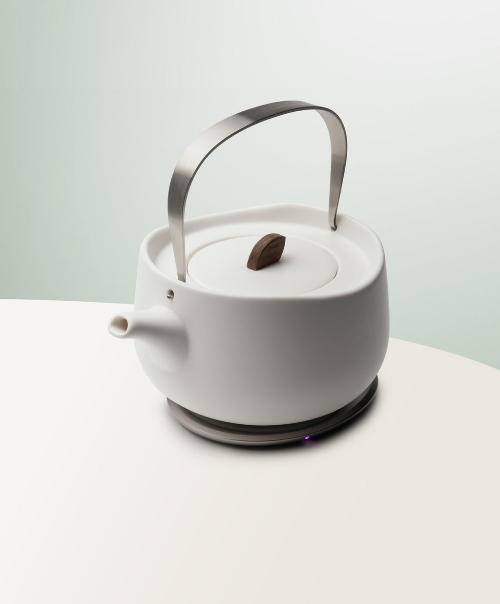 OHOM Leiph Self-heating Teapot Set - Jasmine White | Heirloom Boulevard