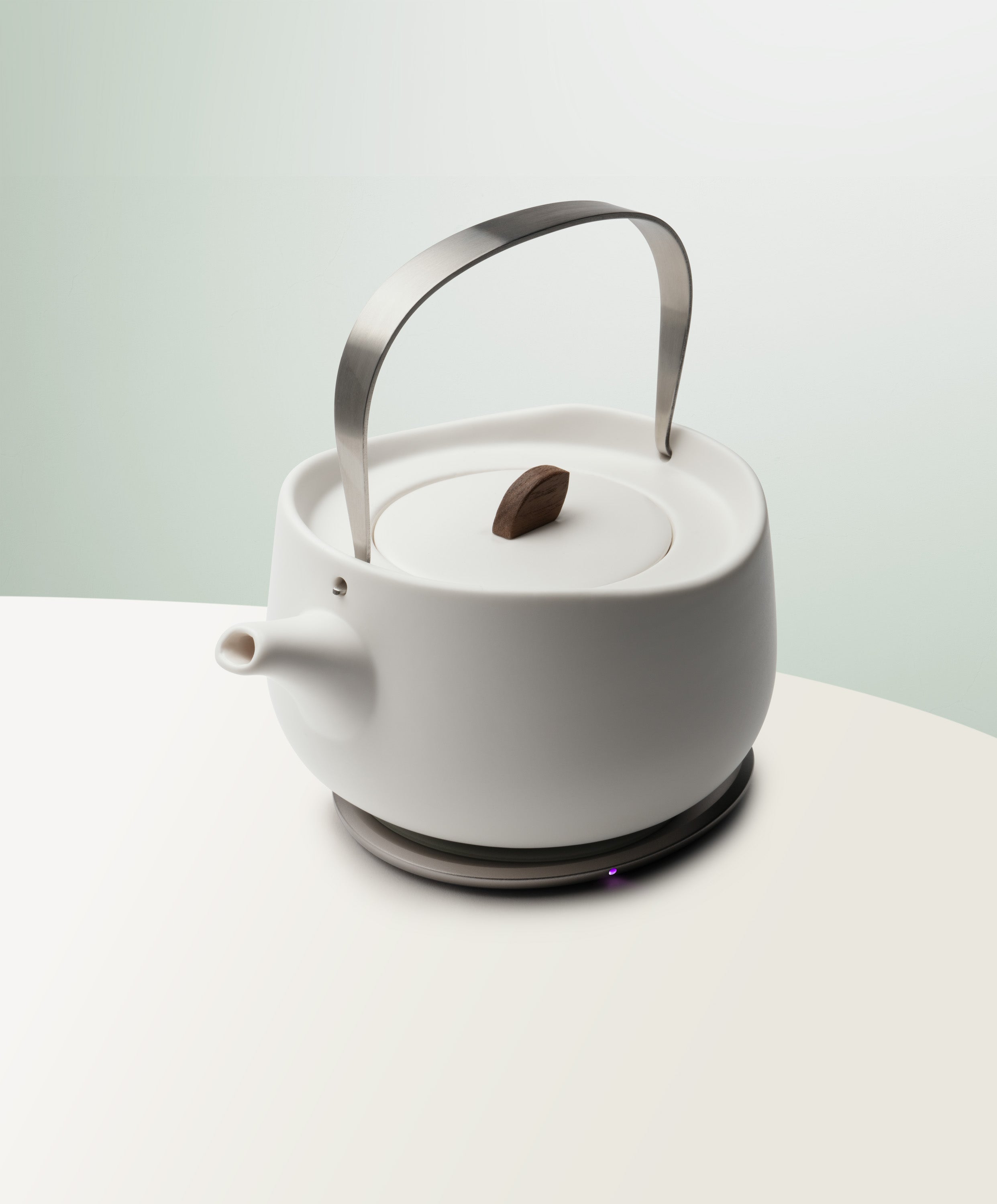 OHOM Leiph Self-heating Teapot Set - Jasmine White | Heirloom Boulevard