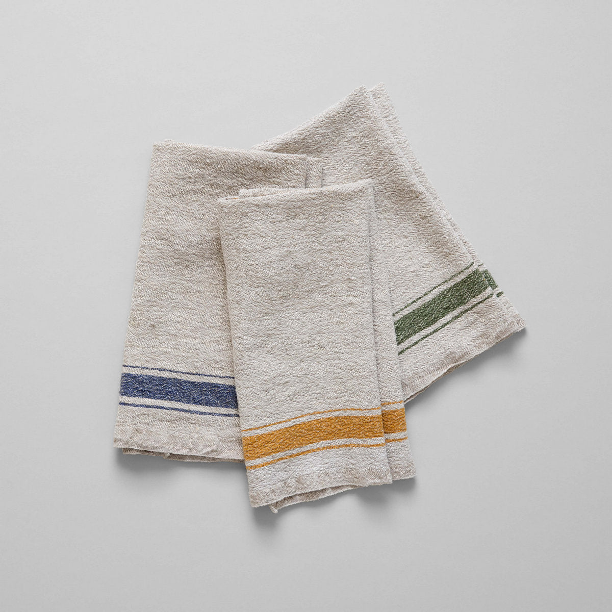 Bloomist Vintage Stripe Linen Tea Towel | Heirloom Boulevard