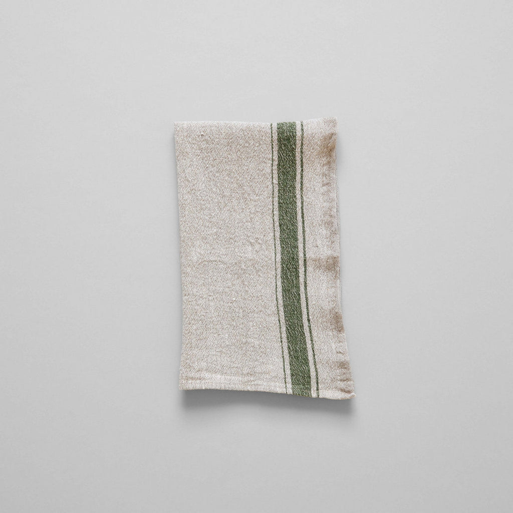 Bloomist Vintage Stripe Linen Tea Towel | Heirloom Boulevard