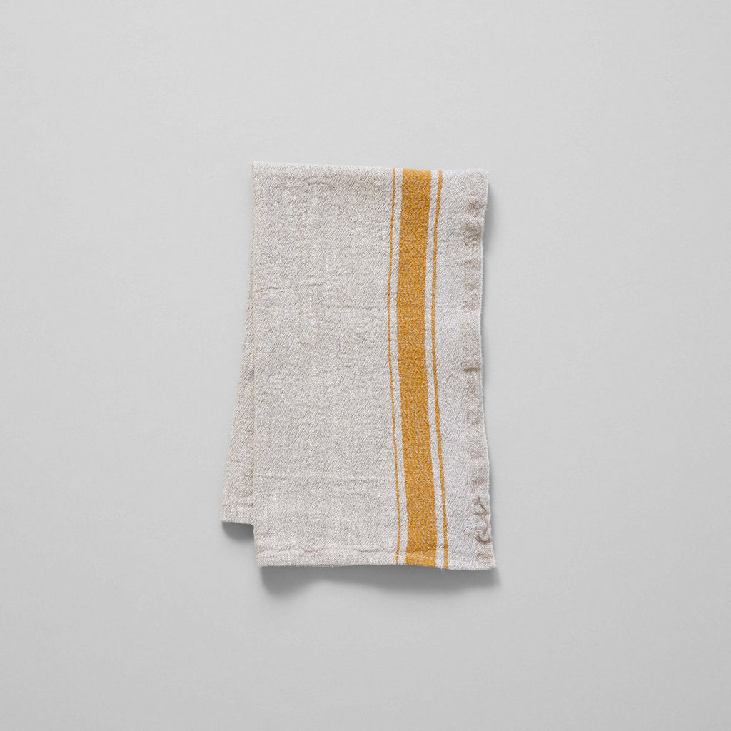 Bloomist Vintage Stripe Linen Tea Towel | Heirloom Boulevard