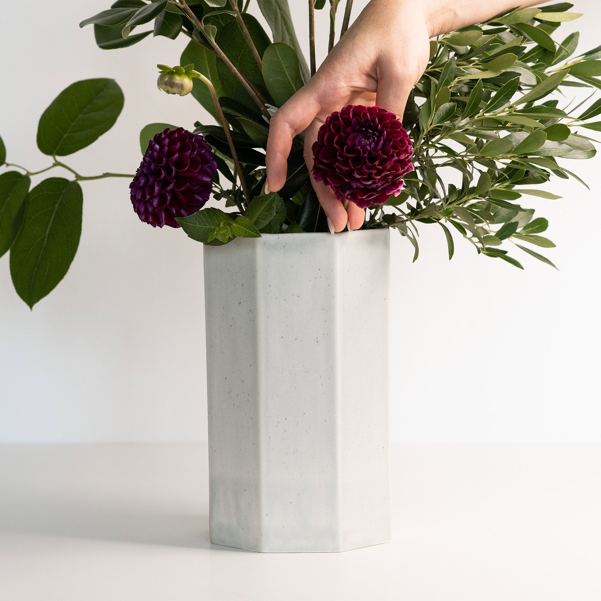 Handmade Porcelain Bouquet Vase Ember Collective | Heirloom Boulevard