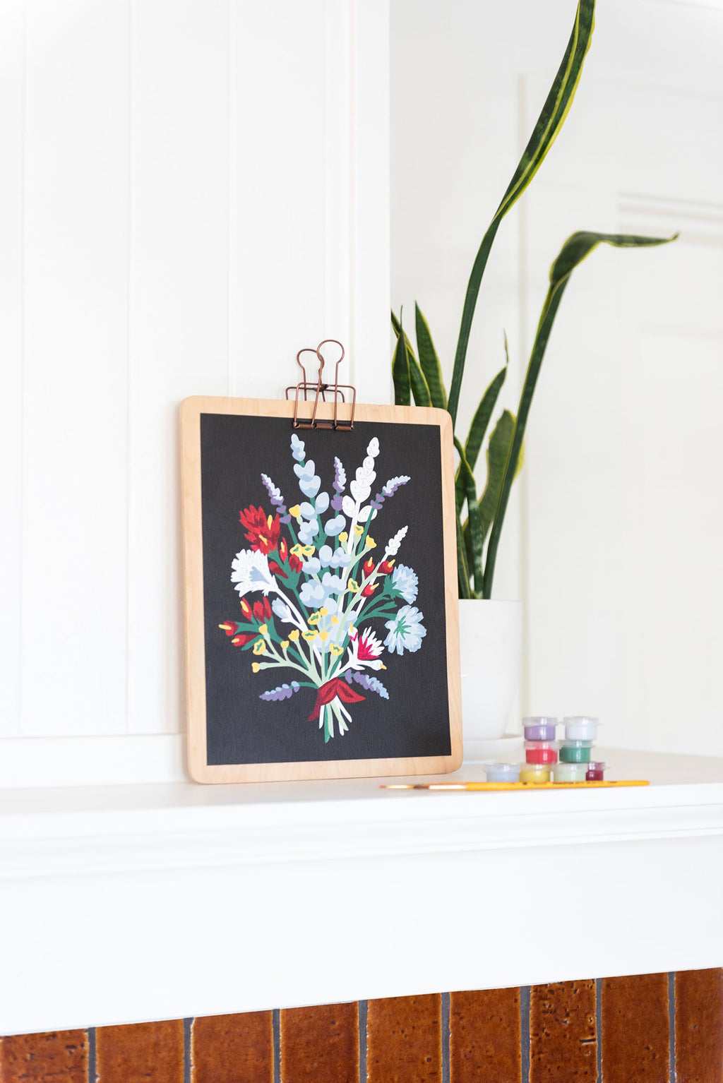 Elle Crée Oregon Wildflowers | 8x10 paint-by-number kit | Heirloom Boulevard