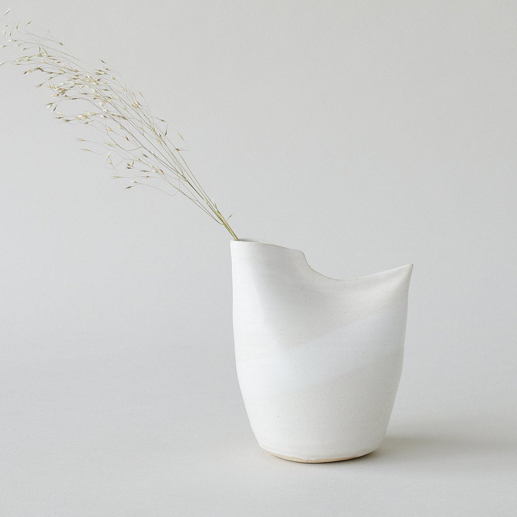 Bloomist Bird Vase, White | Heirloom Boulevard