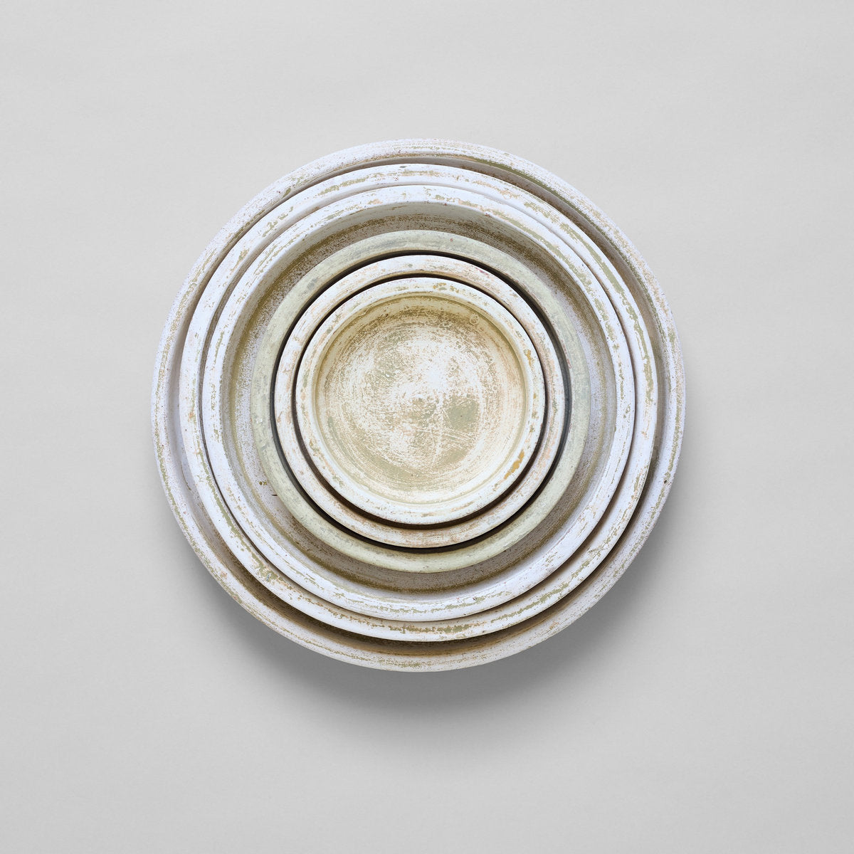 Bloomist Tray for Basic Planter, White Patina XXX-Large | Heirloom Boulevard