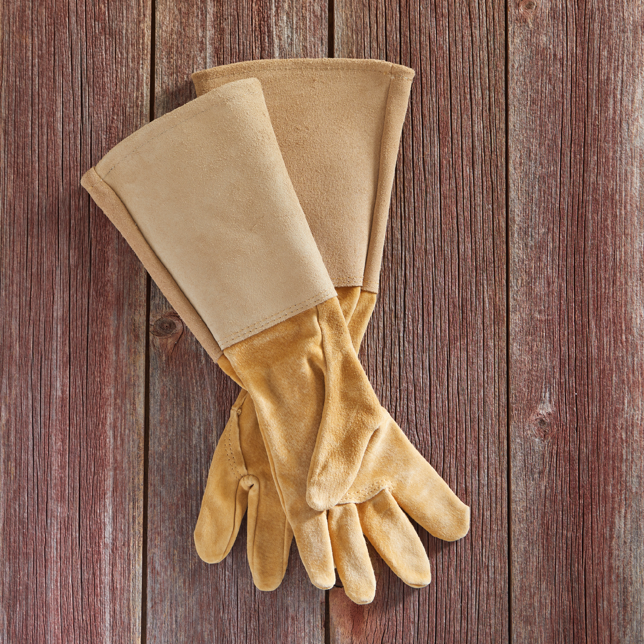 Womanswork All Leather Gauntlet Glove, Arm Saver | Heirloom Boulevard
