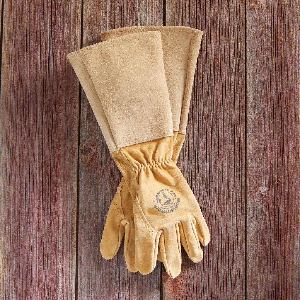 Womanswork All Leather Gauntlet Glove, Arm Saver | Heirloom Boulevard
