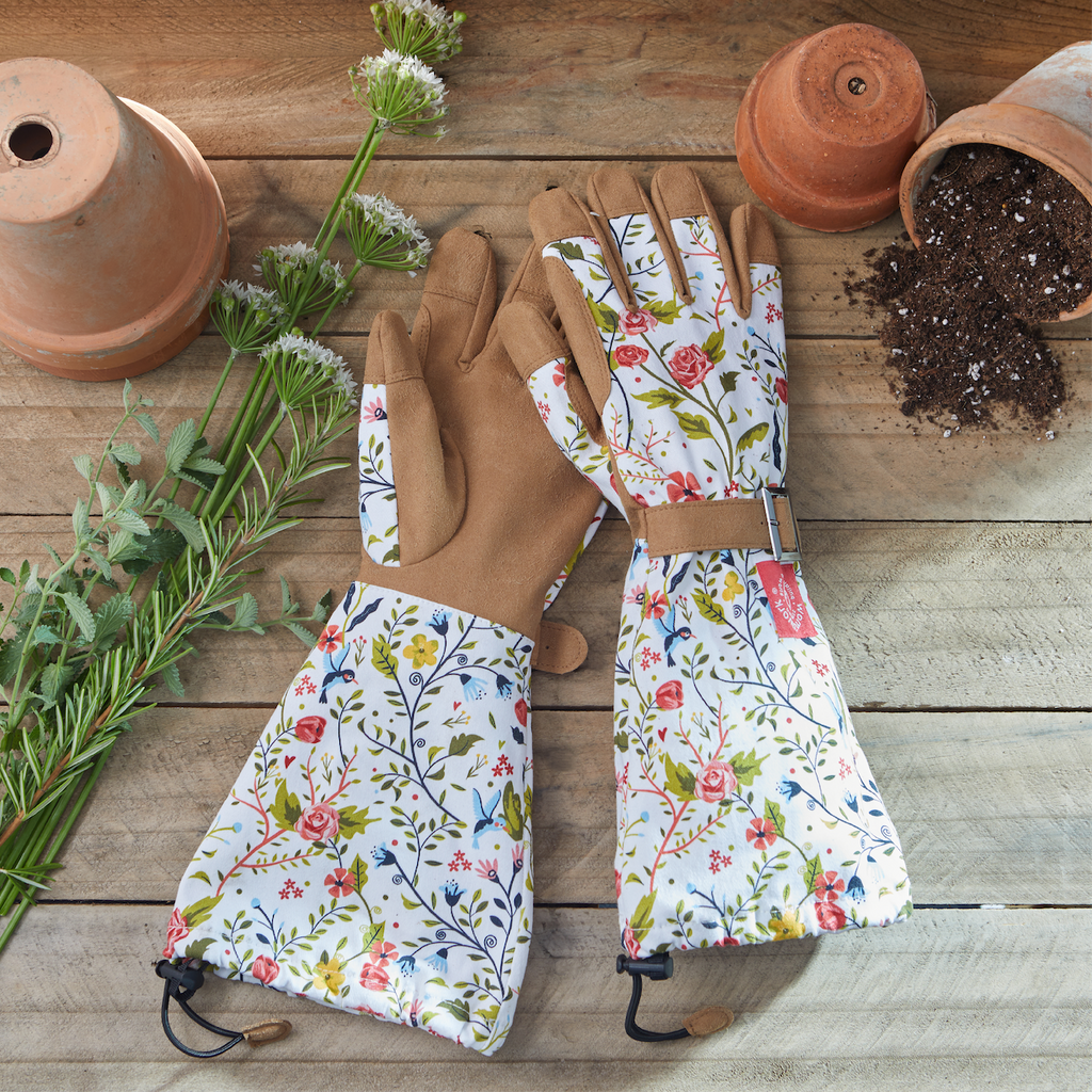 Womanswork Arm Saver Gloves Garden of Paradise | Heirloom Boulevard