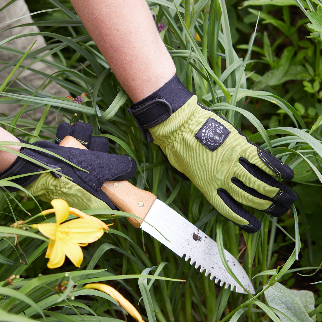 Womanswork Digger Gardening Gloves Green | Heirloom Boulevard