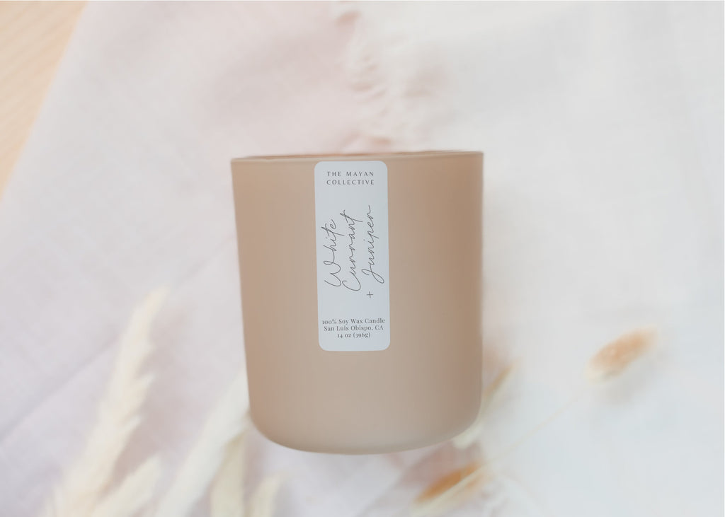 White Currant + Juniper Soy Wax Candle