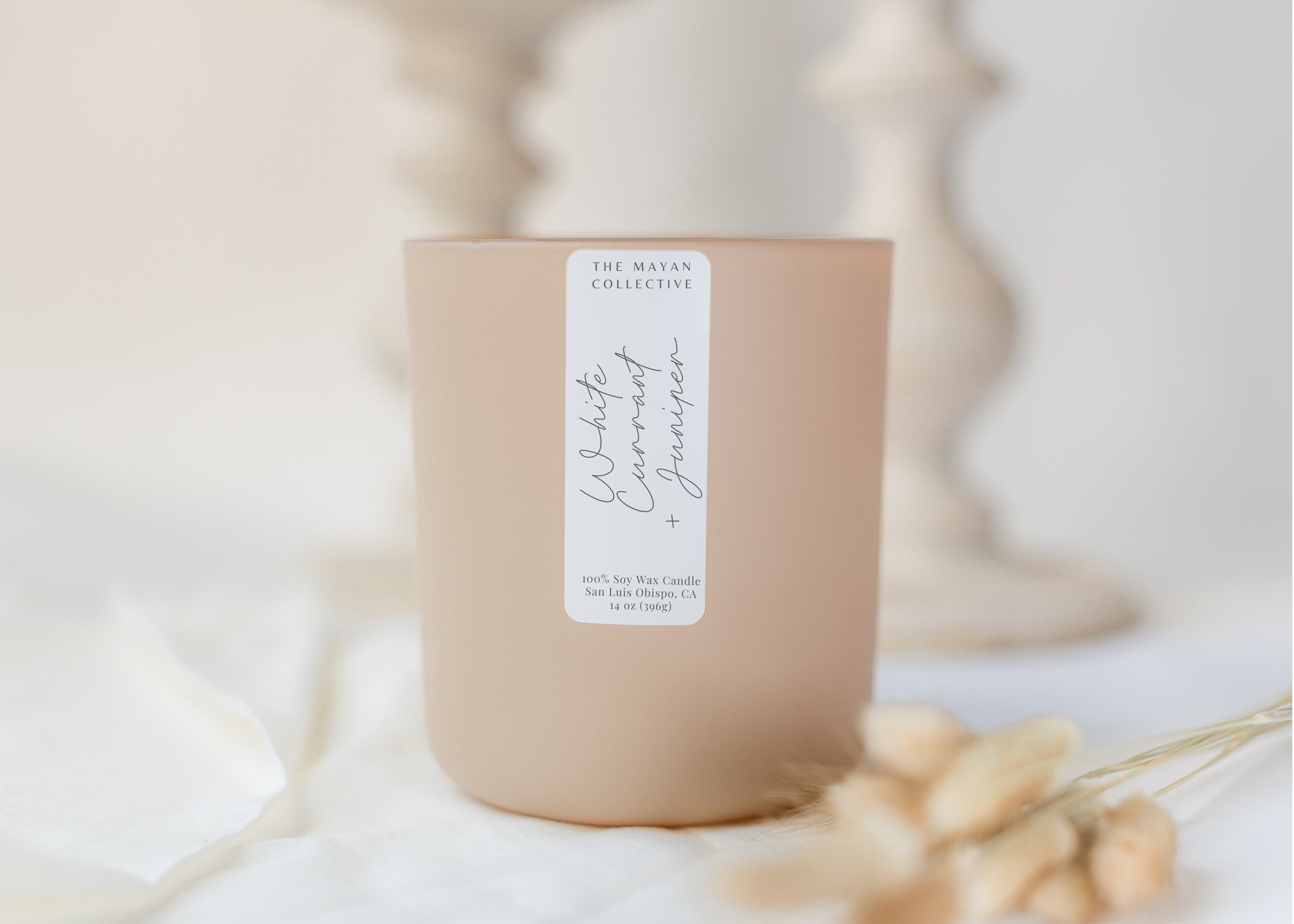White Currant + Juniper Soy Wax Candle