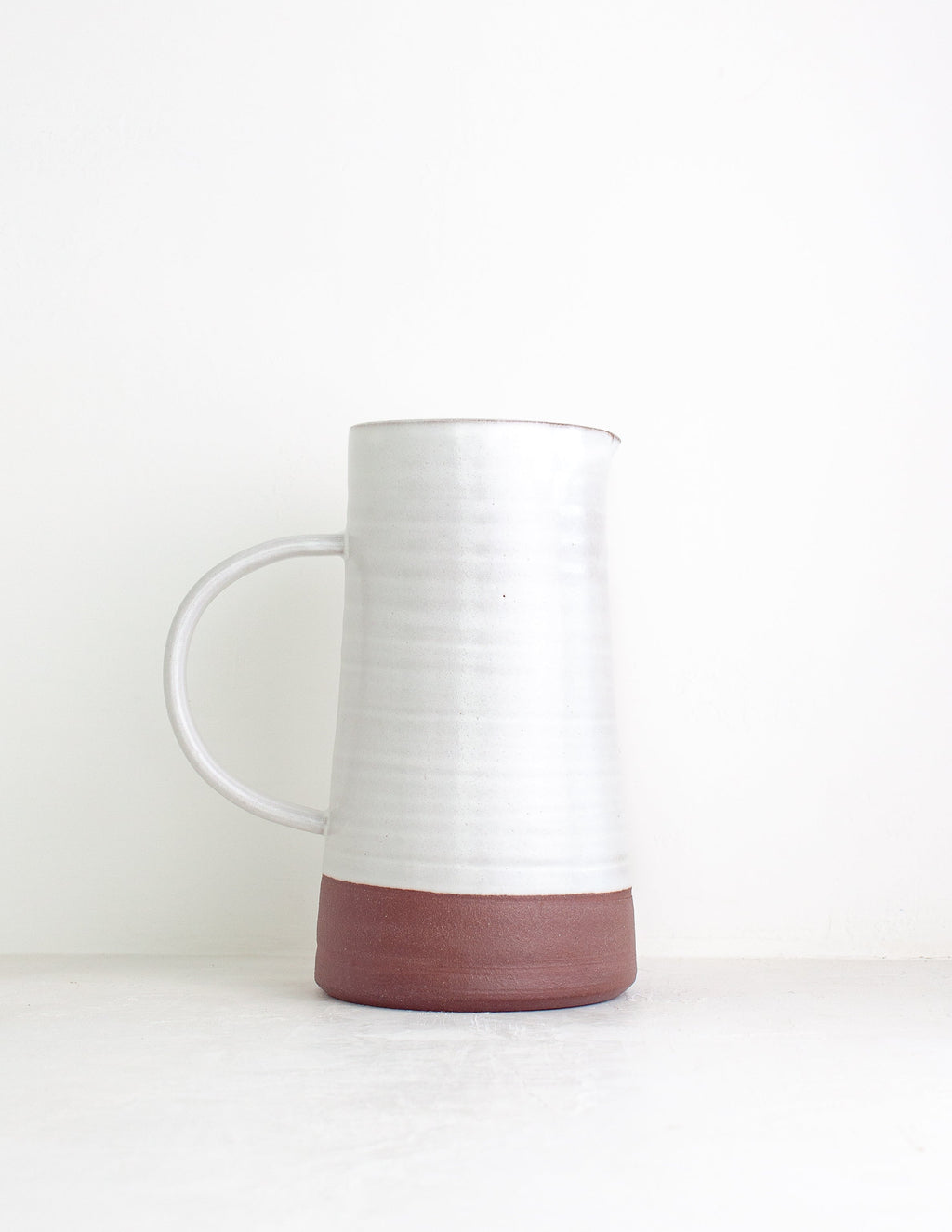 Black Oak Art Pitcher White | Heirloom Boulevard