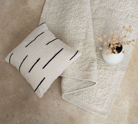 Zanzibar Hand-Loomed Wool Throw Pillow Kanju Interiors | Heirloom Boulevard