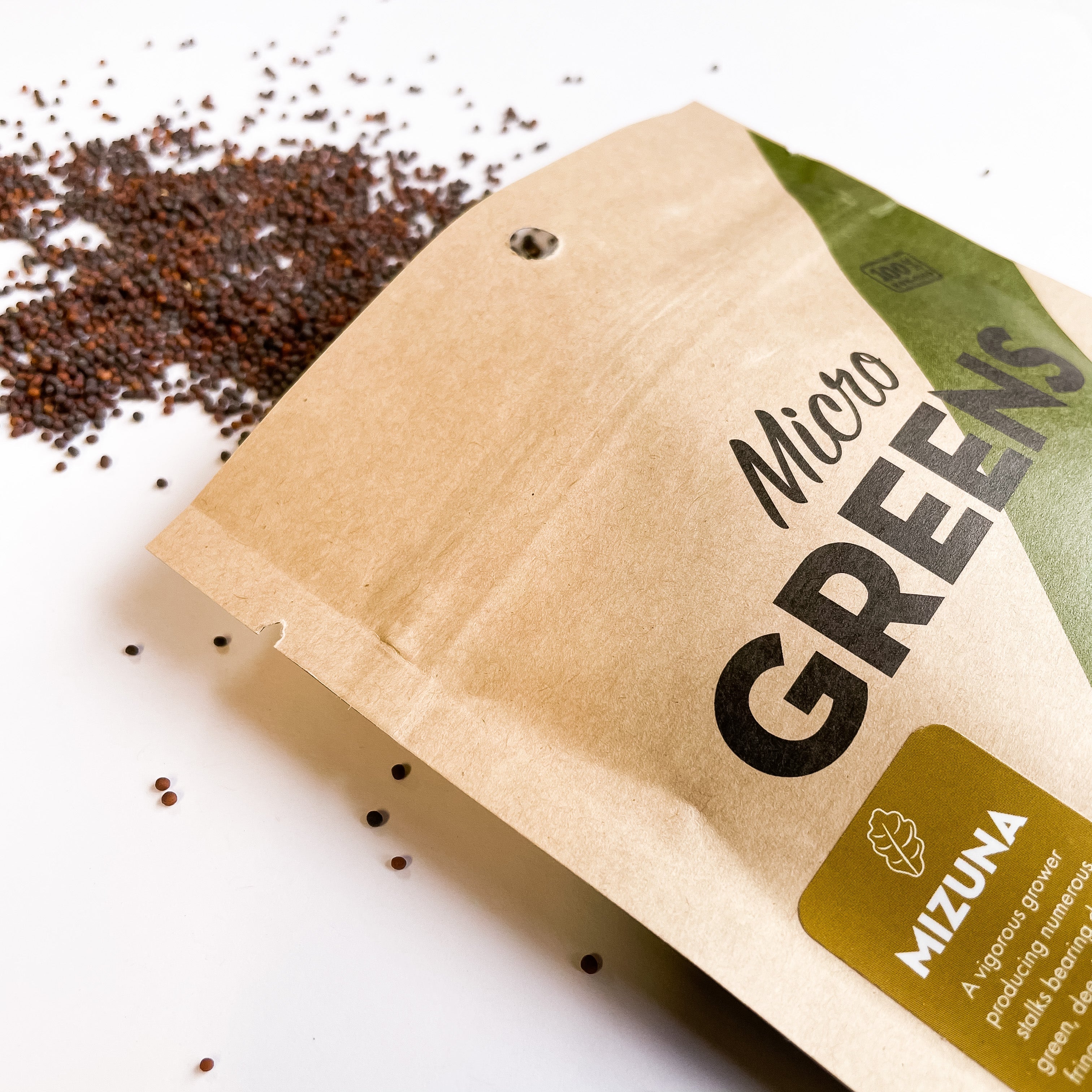 Seattle Seed Company Mizuna for Microgreens | Heirloom Boulevard