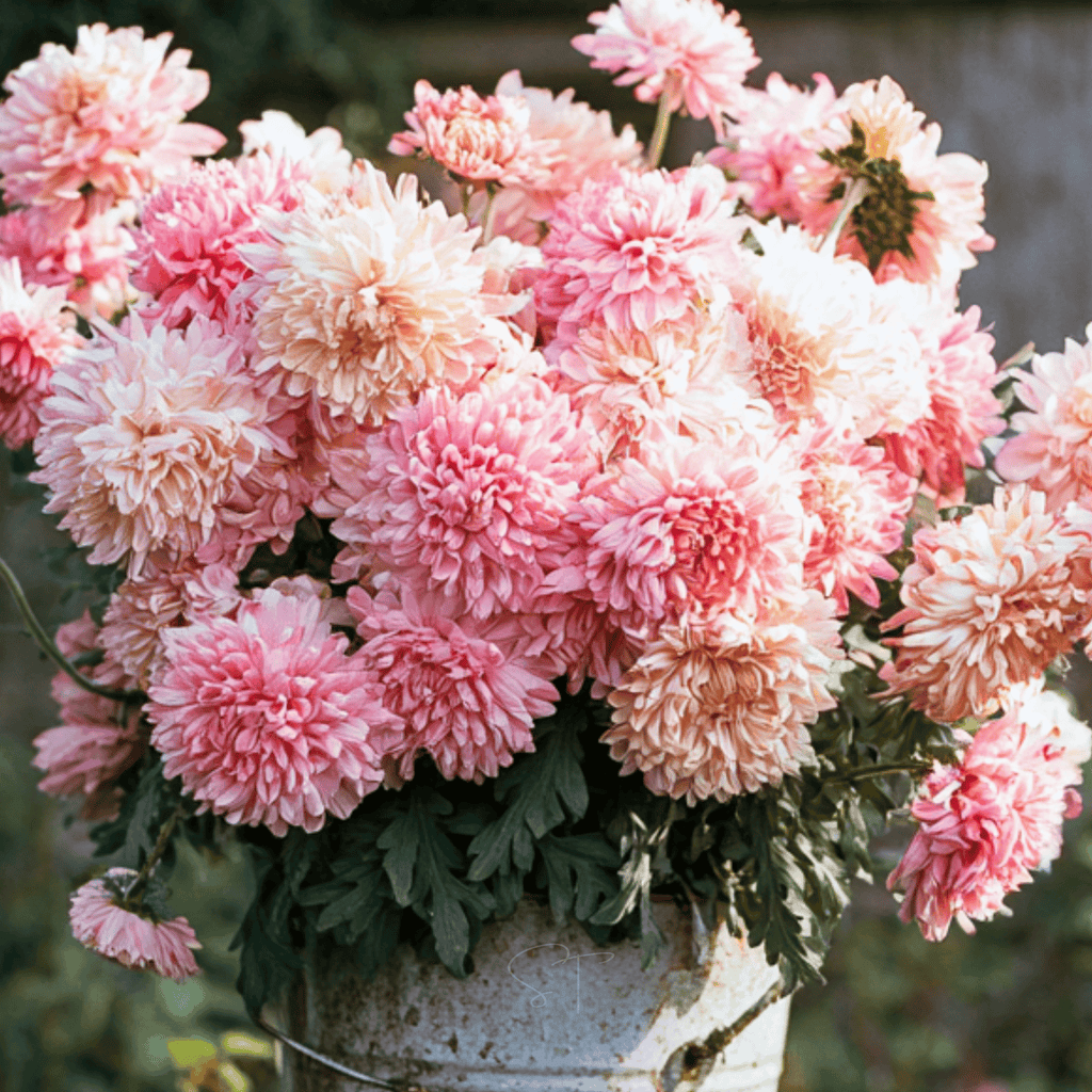 Southern Seeds Apricot Paeony Duchess Aster – 50 Seeds | Heirloom Boulevard