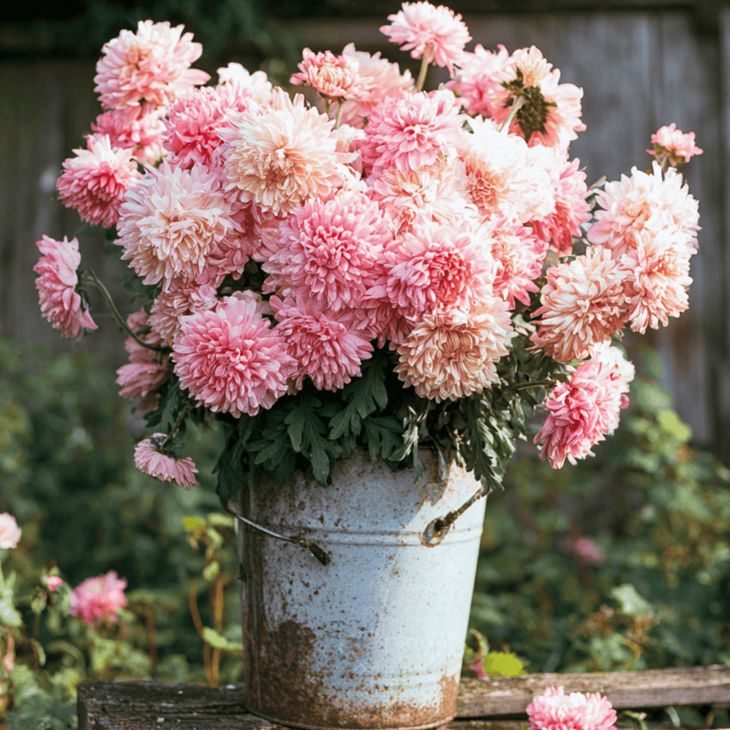 Southern Seeds Apricot Paeony Duchess Aster – 50 Seeds | Heirloom Boulevard