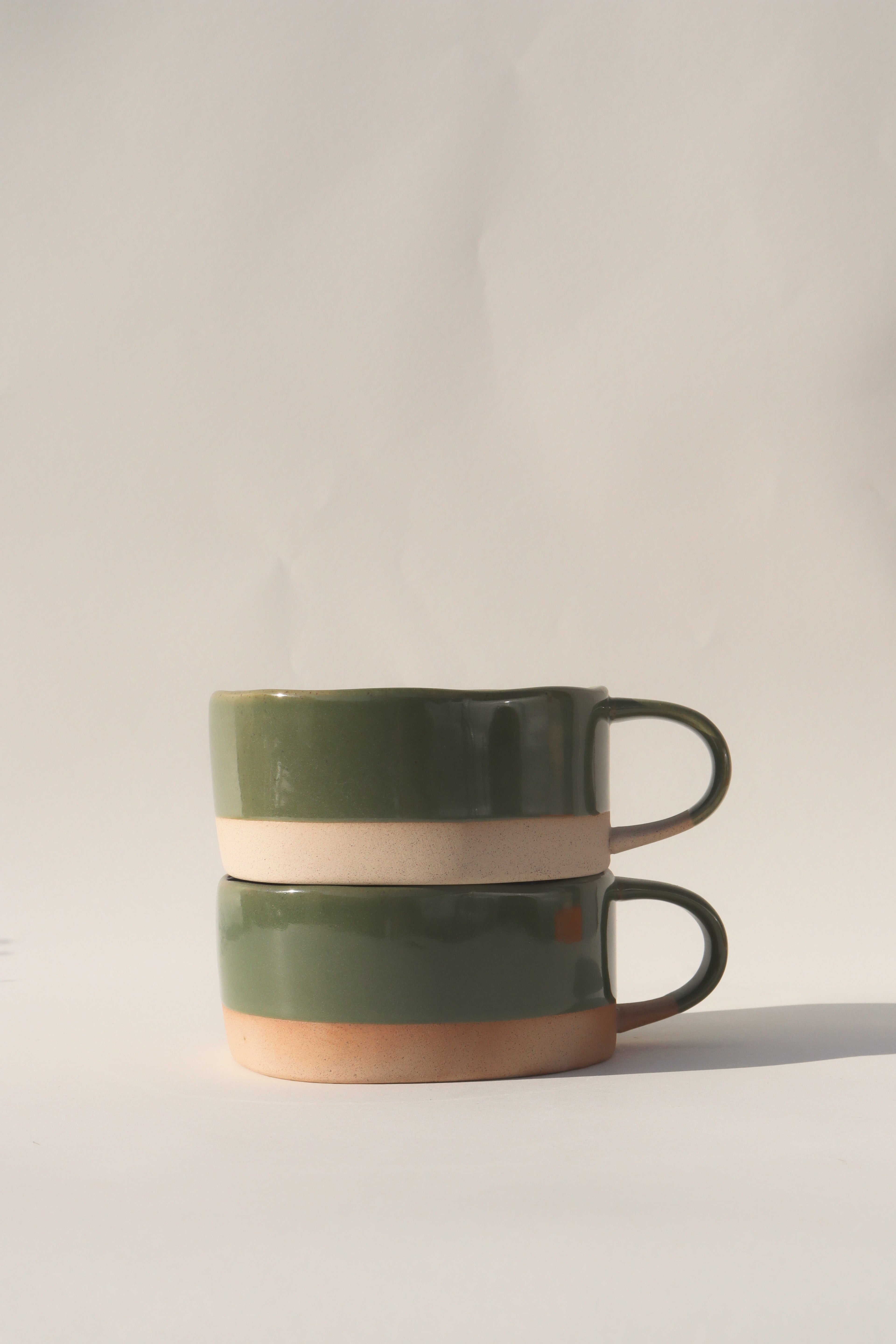 Glazed Garage Ceramics Avalon Soup Bowl | Moss (Set of 2) | Heirloom Boulevard