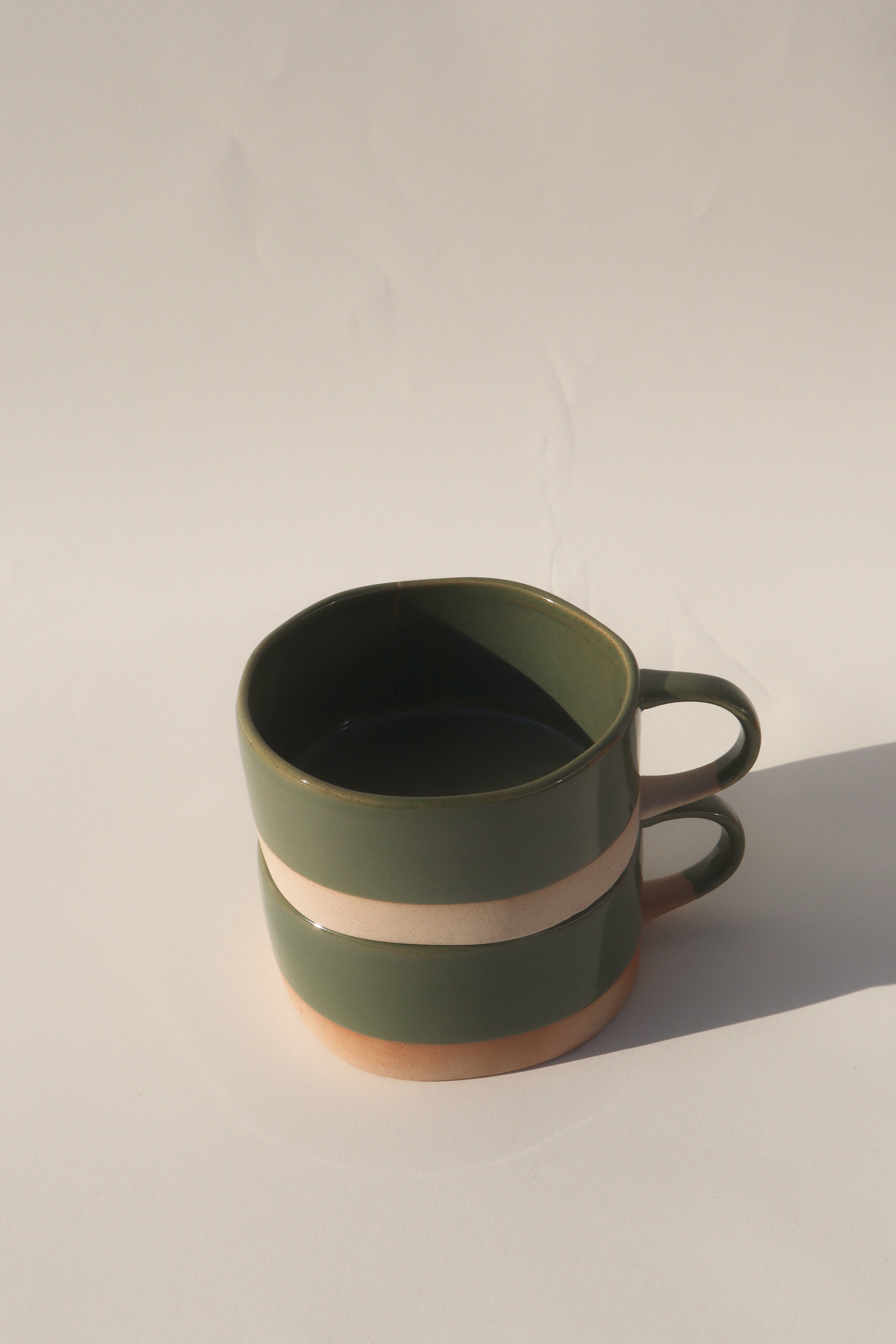 Glazed Garage Ceramics Avalon Soup Bowl | Moss (Set of 2) | Heirloom Boulevard