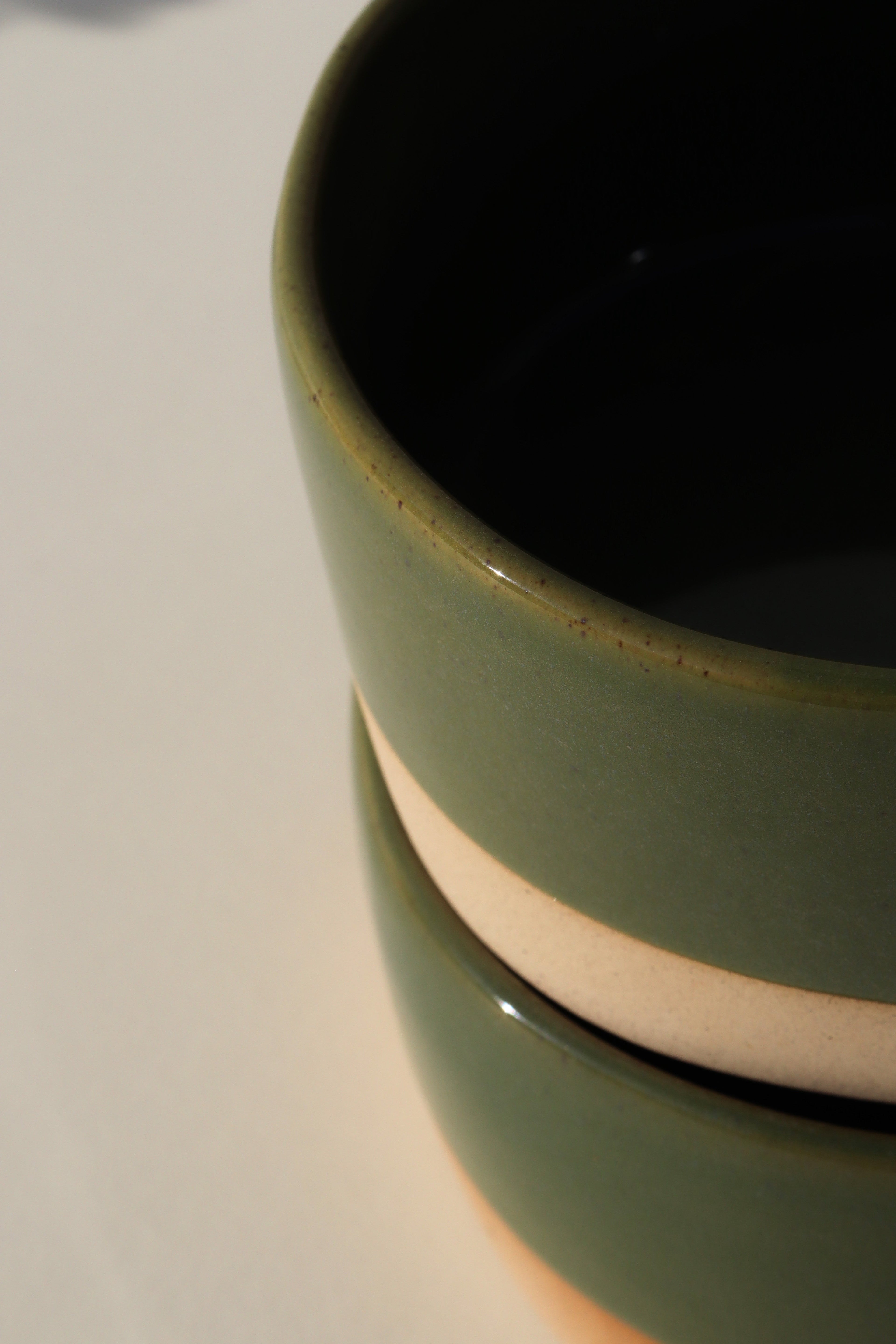 Glazed Garage Ceramics Avalon Soup Bowl | Moss (Set of 2) | Heirloom Boulevard