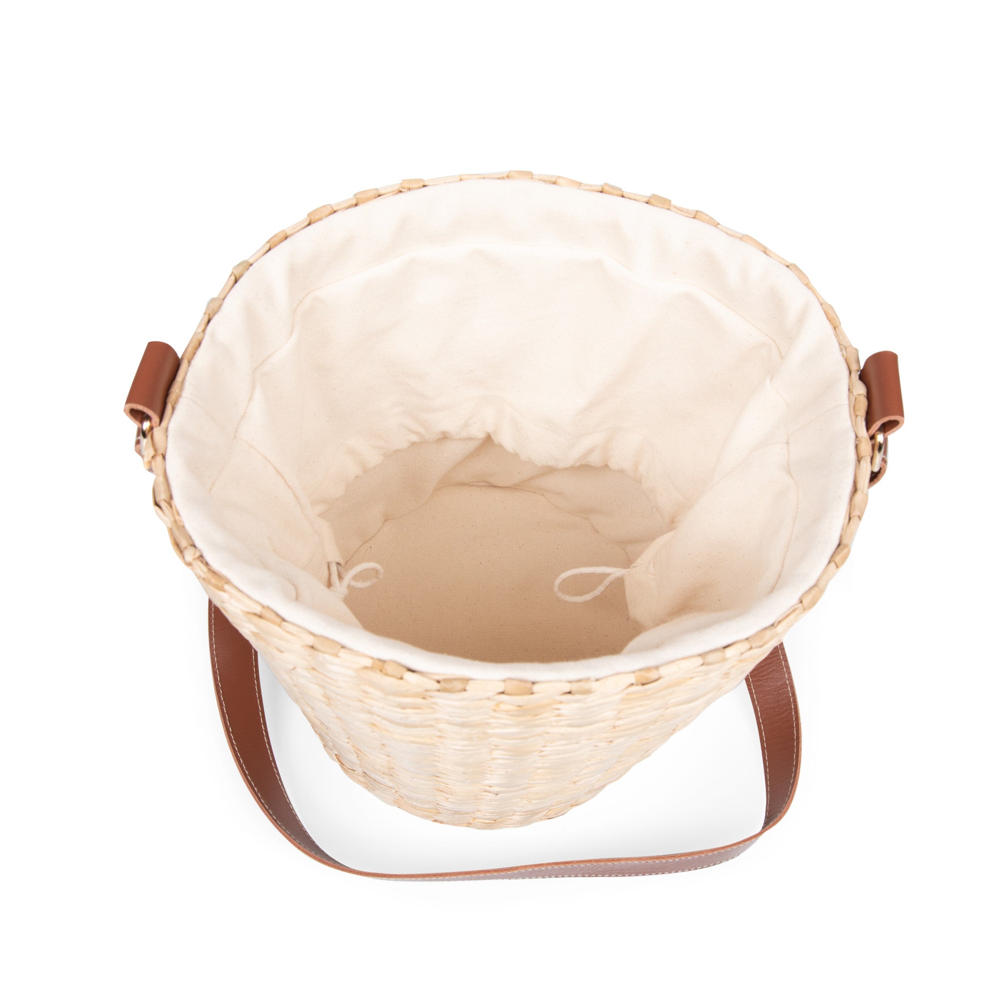 Picnic Time Palermo - Rush Insulated Bucket Tote with Leather Straps | Heirloom Boulevard