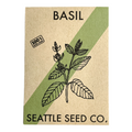 Seattle Seed Company Basil - Italian Large Leaf | Heirloom Boulevard