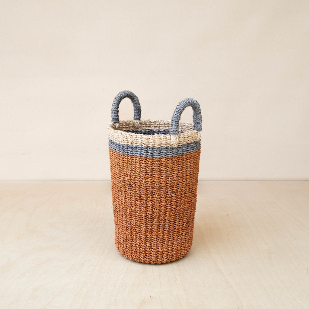 Coral Wicker Basket Vase - Decorative Basket | LIKHÂ | Heirloom Boulevard