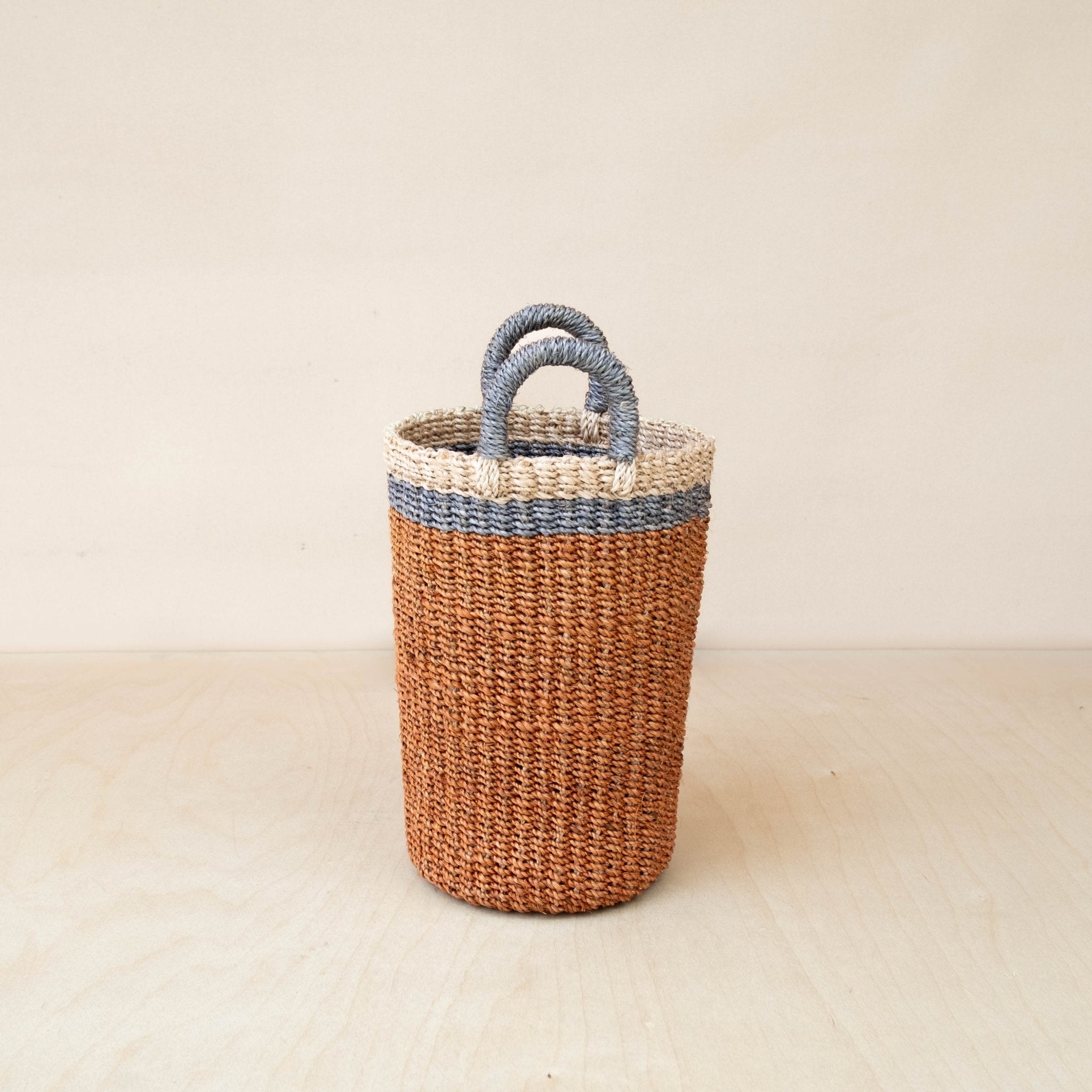 Coral Wicker Basket Vase - Decorative Basket | LIKHÂ | Heirloom Boulevard