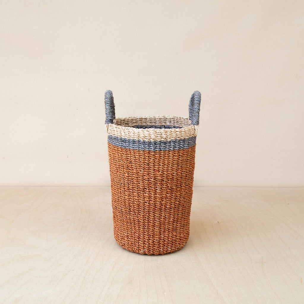 Coral Wicker Basket Vase - Decorative Basket | LIKHÂ | Heirloom Boulevard