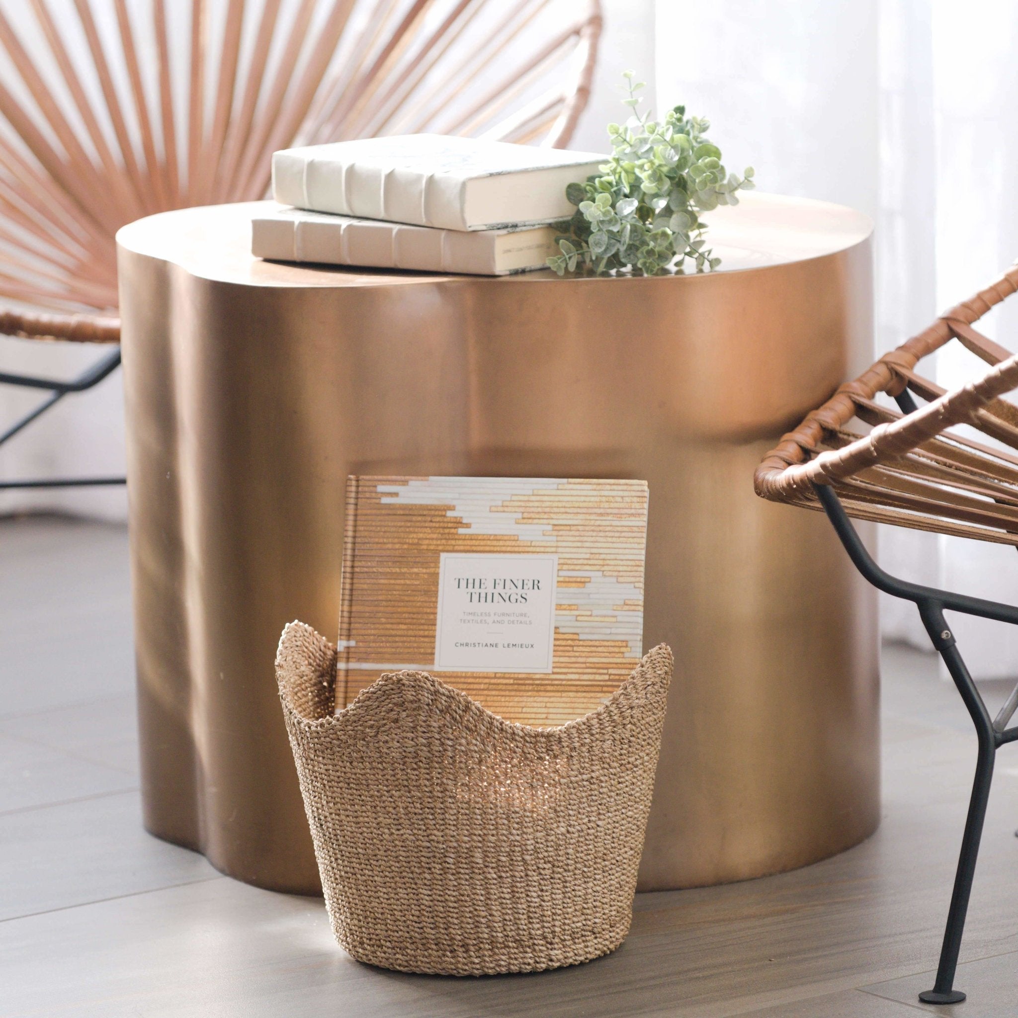 LIKHÂ Natural Scallop Basket - Planter Basket | LIKHÂ