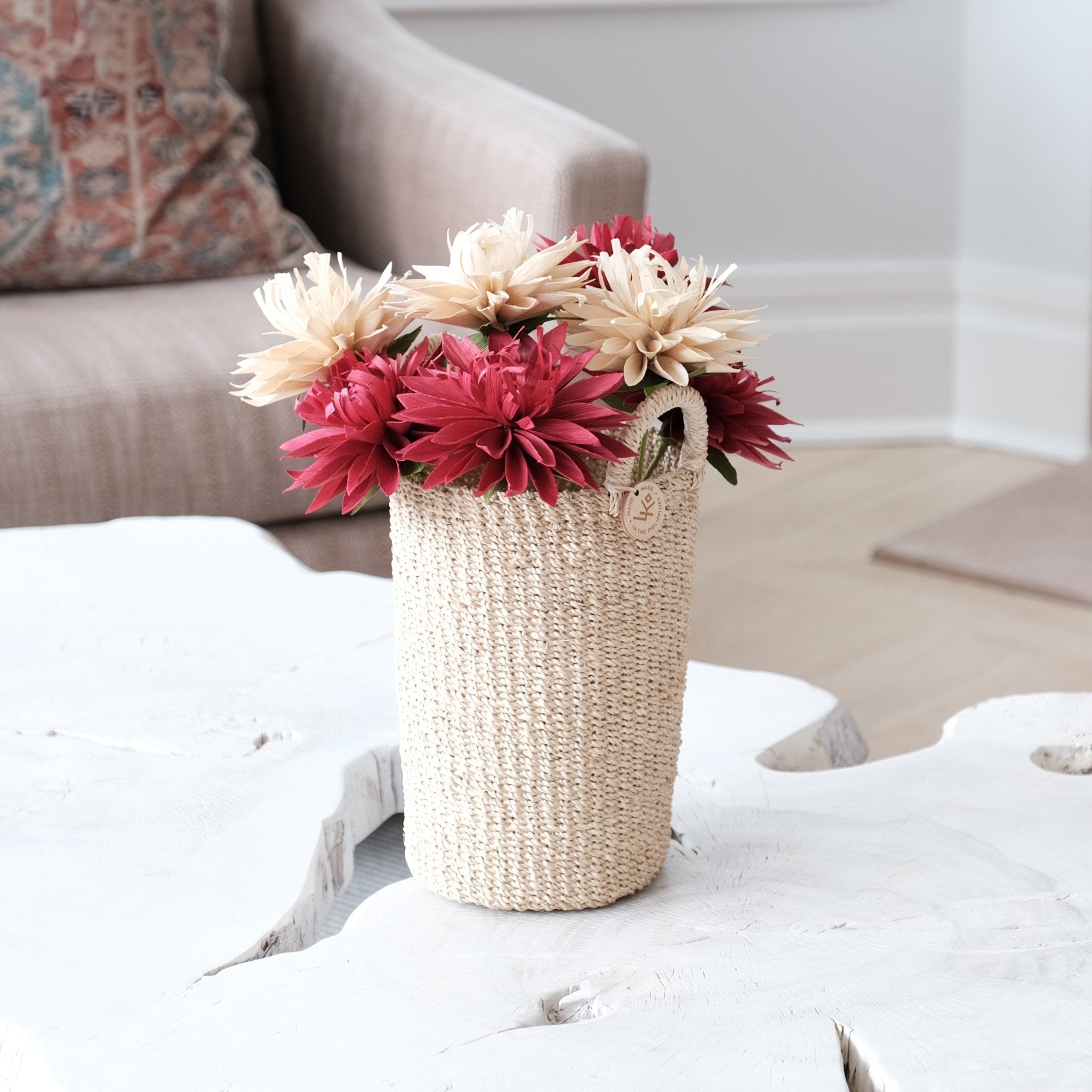 Natural Vase Basket - Handmade Baskets | LIKHÂ | Heirloom Boulevard