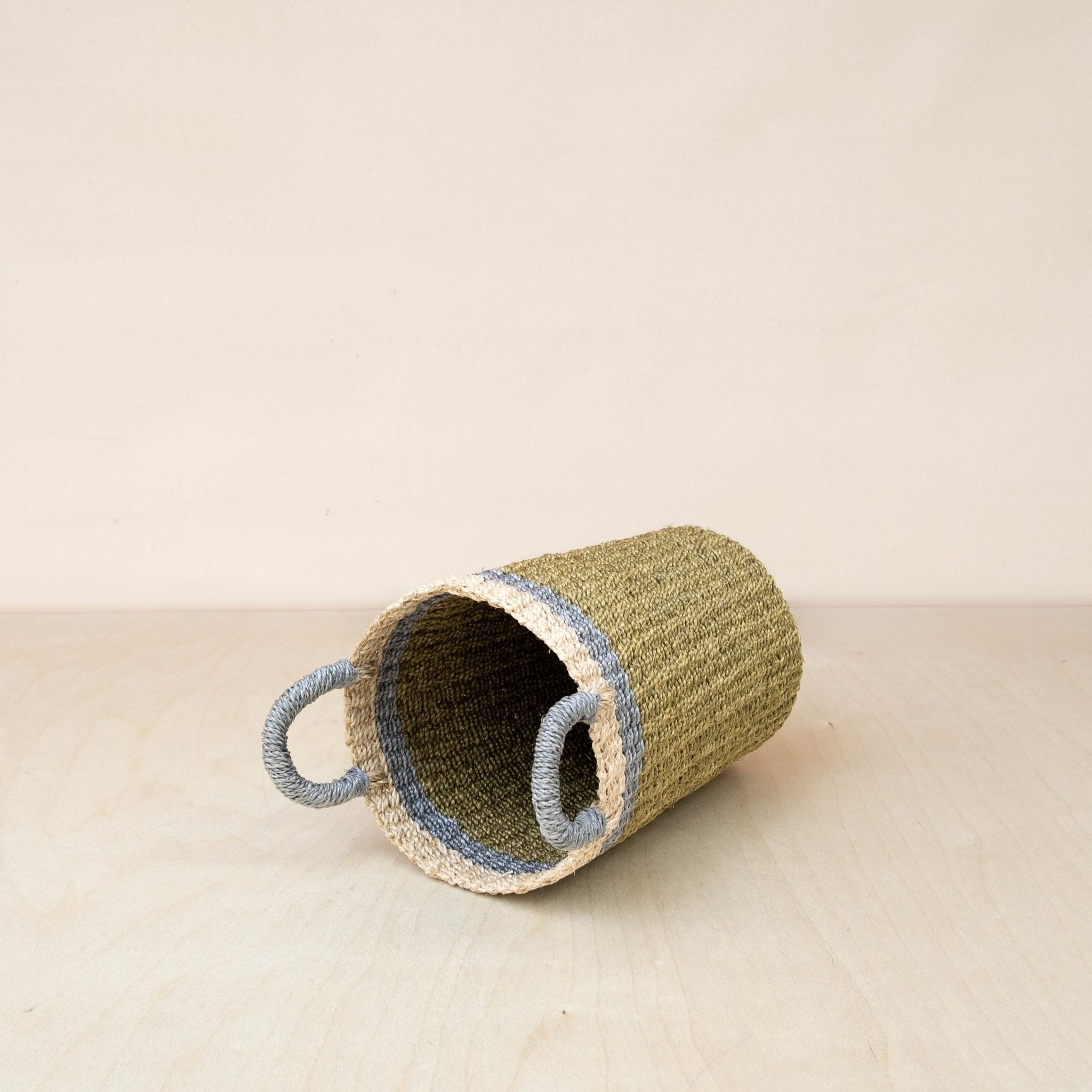 Olive Tall Wicker Basket Vase - Woven Plant Baskets | LIKHÂ LIKHÂ | Heirloom Boulevard