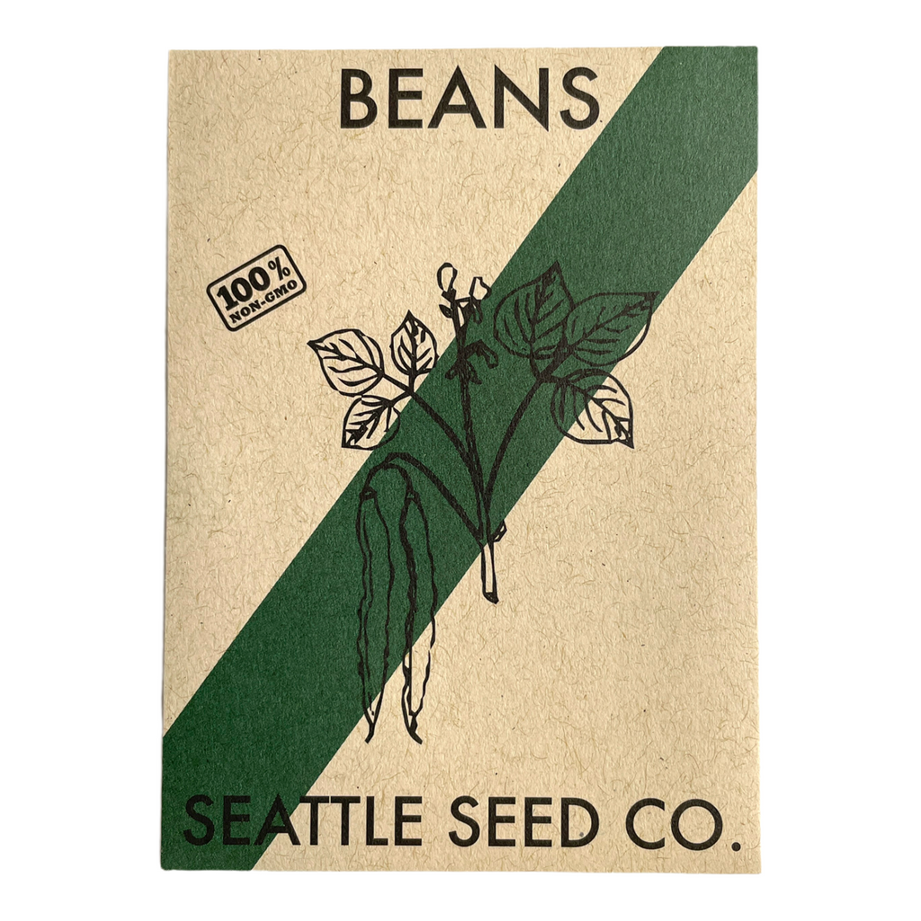 Seattle Seed Company Beans - Cobra (Pole) | Heirloom Boulevard
