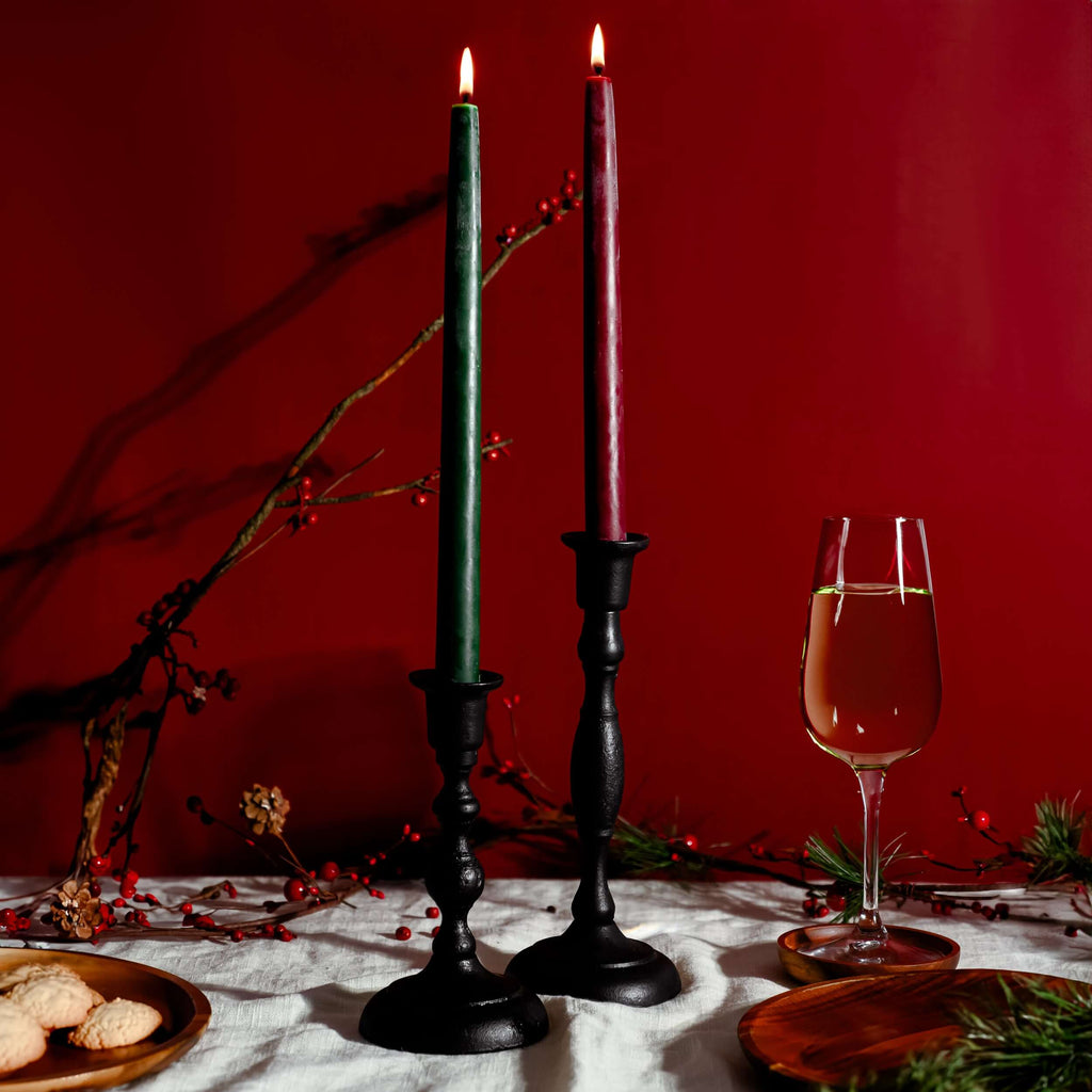 Hand-Dipped Beeswax Taper Candles - Bulk 4-Pair Bundle | Heirloom Boulevard