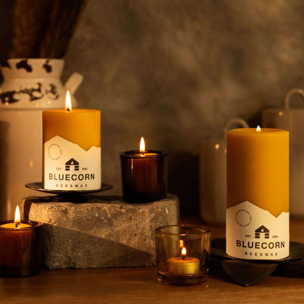 Pure Beeswax Pillar Candles | Heirloom Boulevard