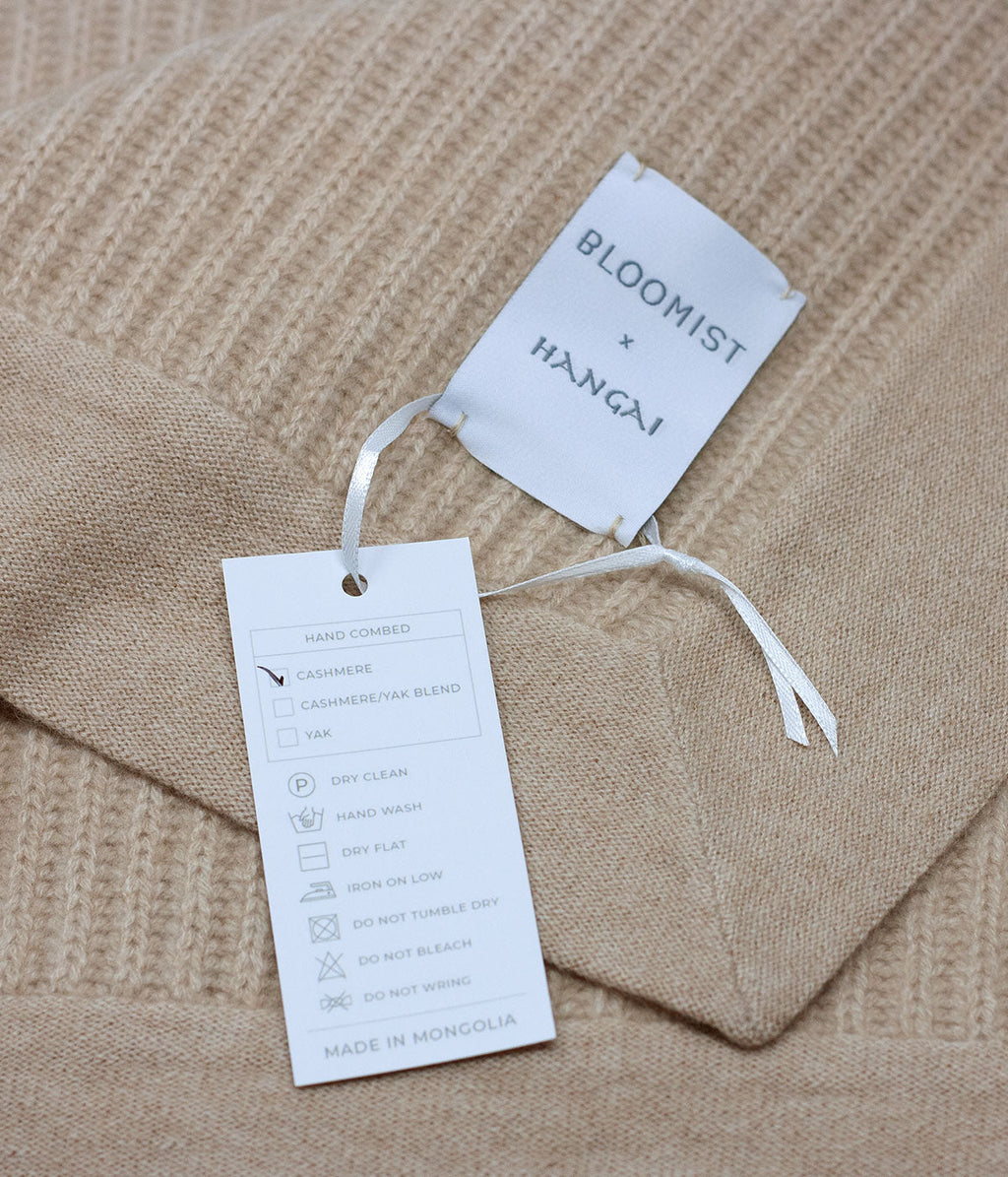 Fisherman's Knit Cashmere Throw | Heirloom Boulevard