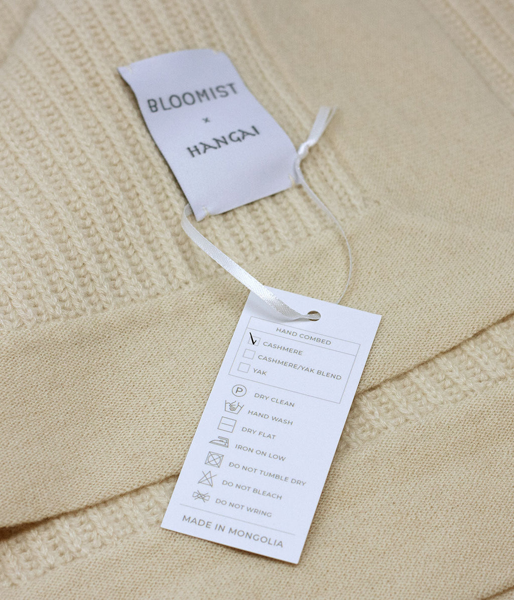 Fisherman's Knit Cashmere Throw | Heirloom Boulevard