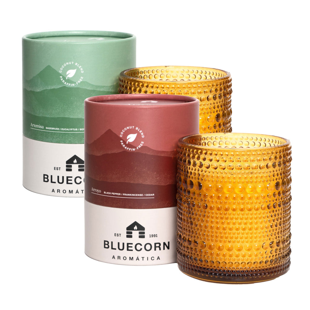 Bluecorn Candles Fall Scented Candle Pair: Sage & Spice Aromática | Heirloom Boulevard